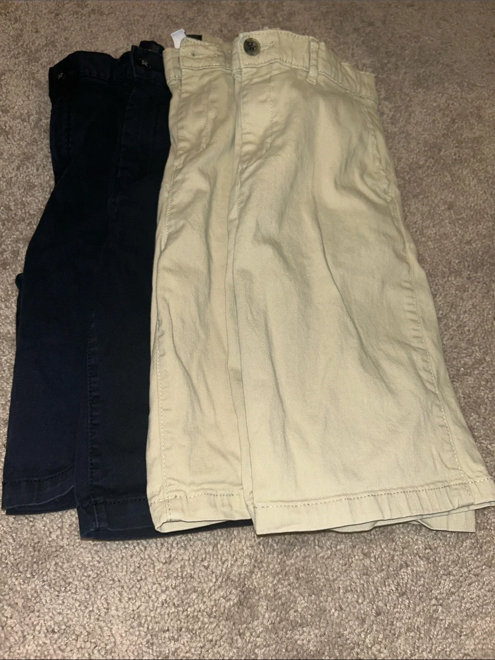 4 pairs-The Children's Place Khaki and Navy shorts